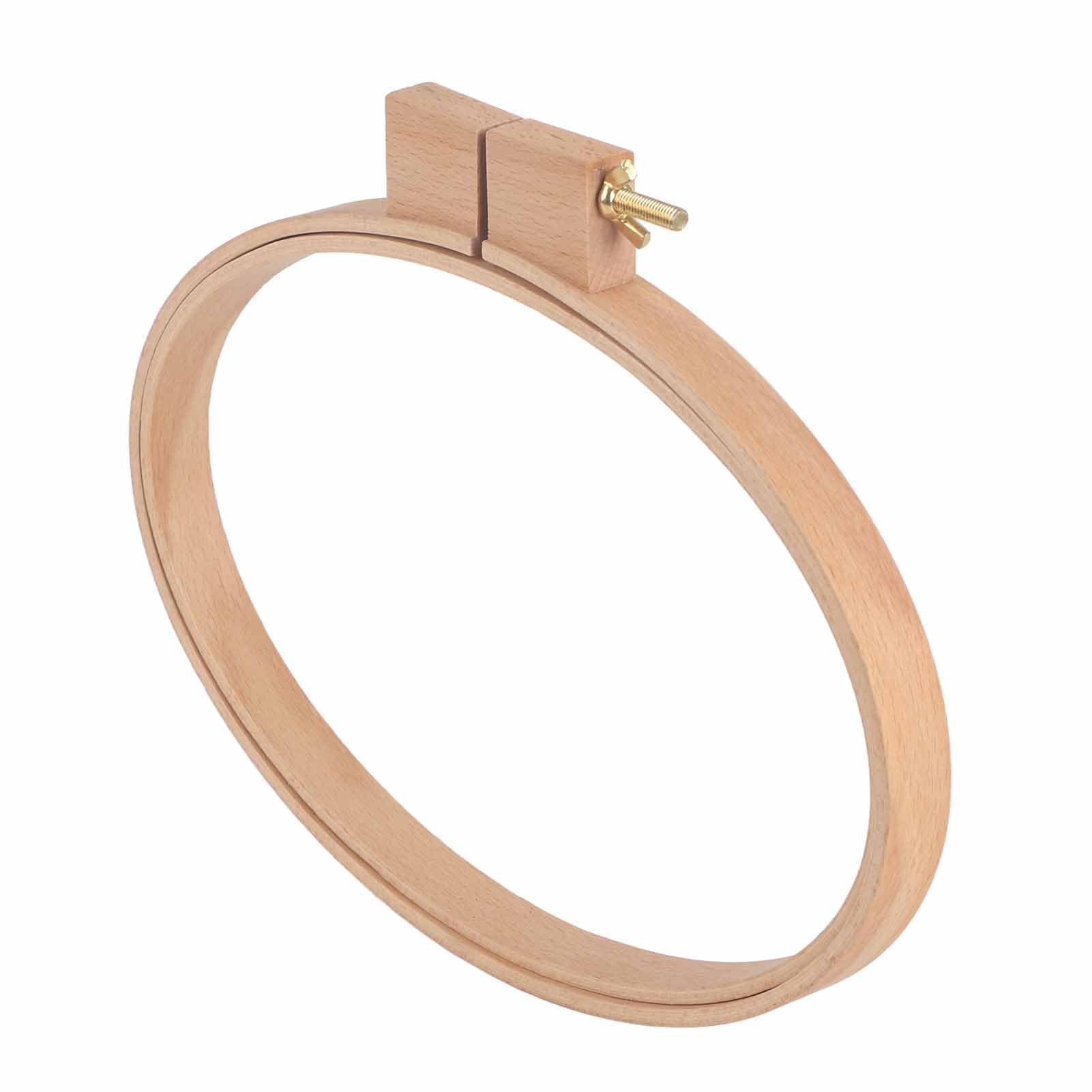 MECCANIXITY Telaio Da Ricamo In Legno Imitato – 15,2 Cm – Anello Per Punto Croce – Confezione Da 2 - 3