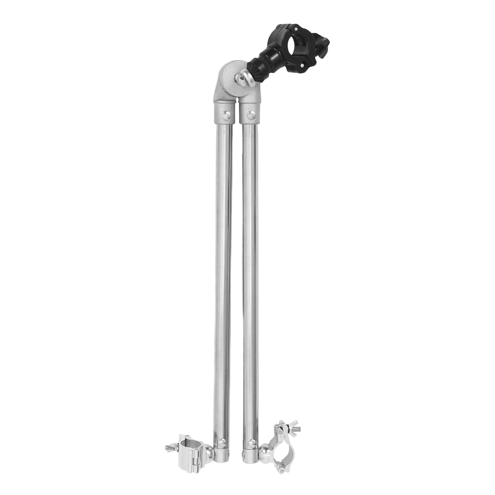 DECHOUS Fahrrad Anhängerkupplung Adapter aus Robustem Metall mit Teleskopfunktion Kompatibel mit Scooter und E Bike für Sichere Fahrten im Gelände
