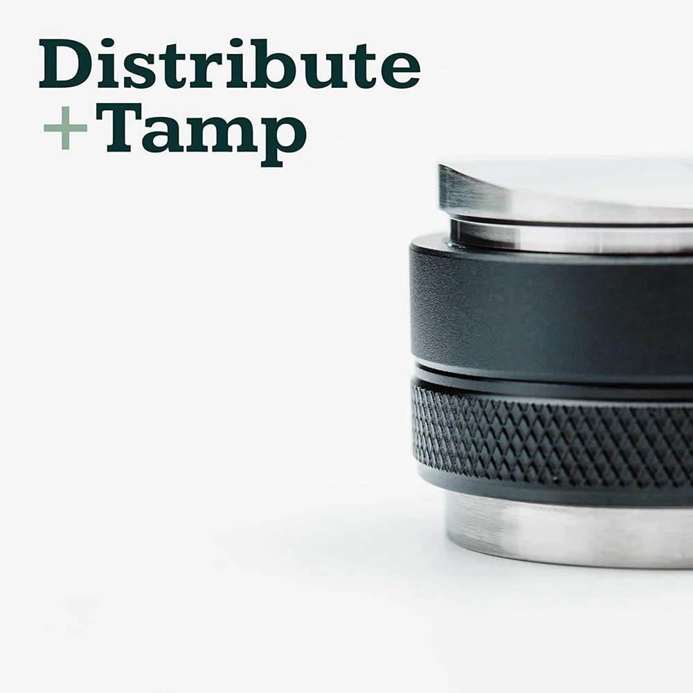 Portafiltro Fondo da 54 Mm per caffè + Distributore e Pressino per caffè da 53 Mm + Tappetino Pressante per Express