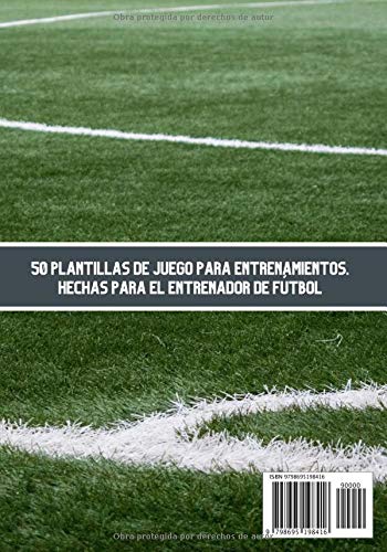 Miniatura 2 de Cuaderno de entrenamientos Diario del entrenador de fútbol - 50 plantillas de juego para completar - Regalo para entrenadores - Formato de 7"x10"