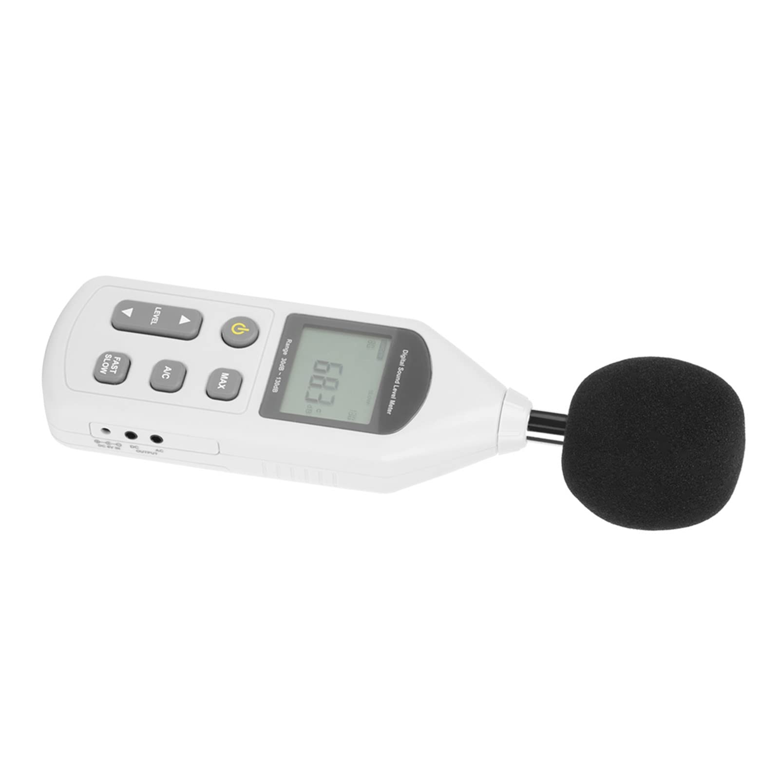 Fonometro Digitale, GM1357 Fonometro Digitale L'apparecchiatura per Test del Rumore Misura il Livello Sonoro 30 DBA ~, Misuratori di Rumore e Suono