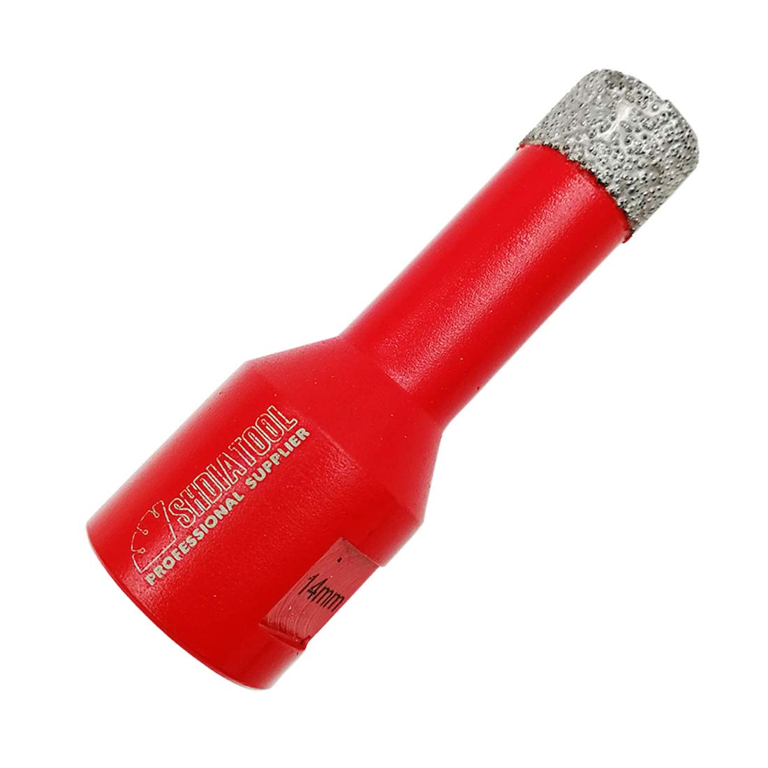 SHDIATOOL Diamond Core Drill Bit,Hole Saw Diameter 14mm 3/5" M14 Thread Vacuum Brazed for Concrete Granite Marble Porcelain Tile Masonry Brick