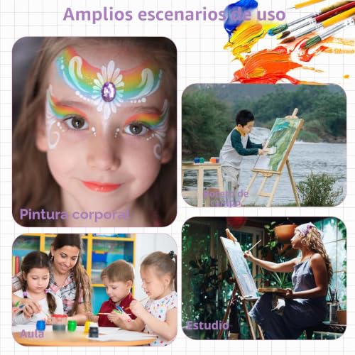Miniatura 6 de Cepillo Limpiador De Cepillos, Cepillo De Enjuague, Enjuague Circulatorio De Agua, Uso De Ciclo De Agua Dulce, Limpiador De Pinceles Para Acrílico Y Pintura A Base De Agua Blanco