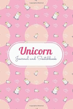 Paperback Unicorn Journal and Sketchbook Book