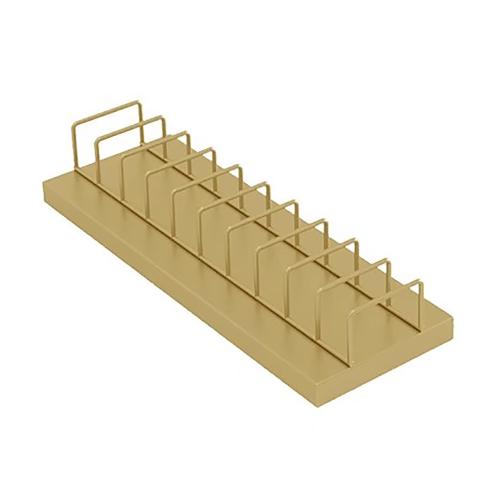 YNBSHGAA Metal Porcelain Tile Sample Rack - Desktop Display for Space-Saving in Retail and Warehouse,Gold-S
