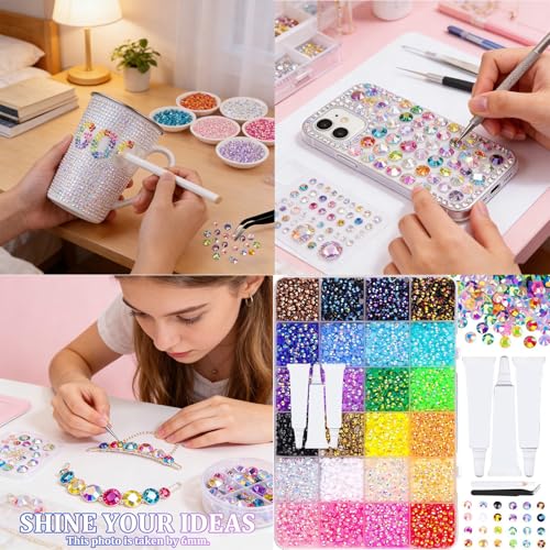 Strass en résine pour décoration de perles de colophane