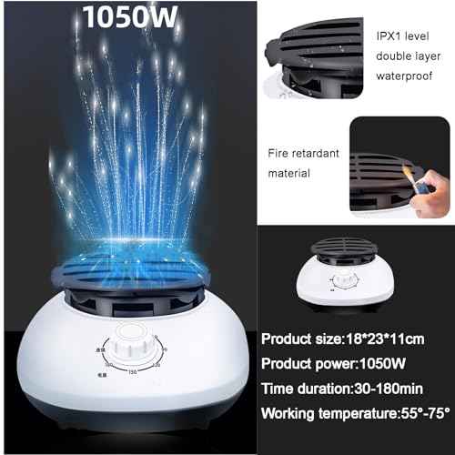 Droger Gastheeraccessoires, Kleding Drogen Thuis Mute Kleren Luchtdrogend 900W Gastheer Energiebesparende Mini Warmer Met Timing (Color : A) - Image 6