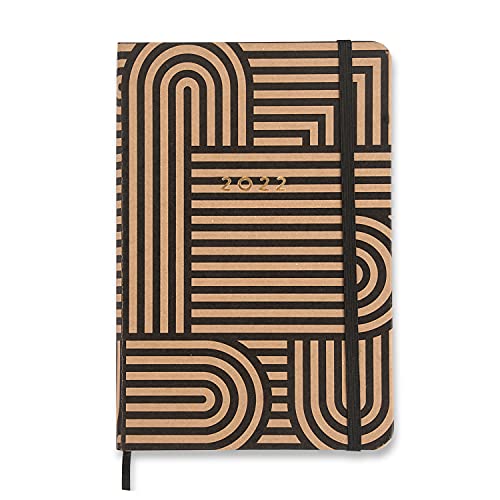 Cicero Agenda Planner Ciceros 2022 Kraft Semanal Anotações 14x21 Curvas, Bege, 7357