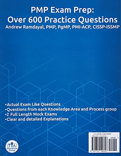 PMP Exam Prep Over 600 Practice Questions