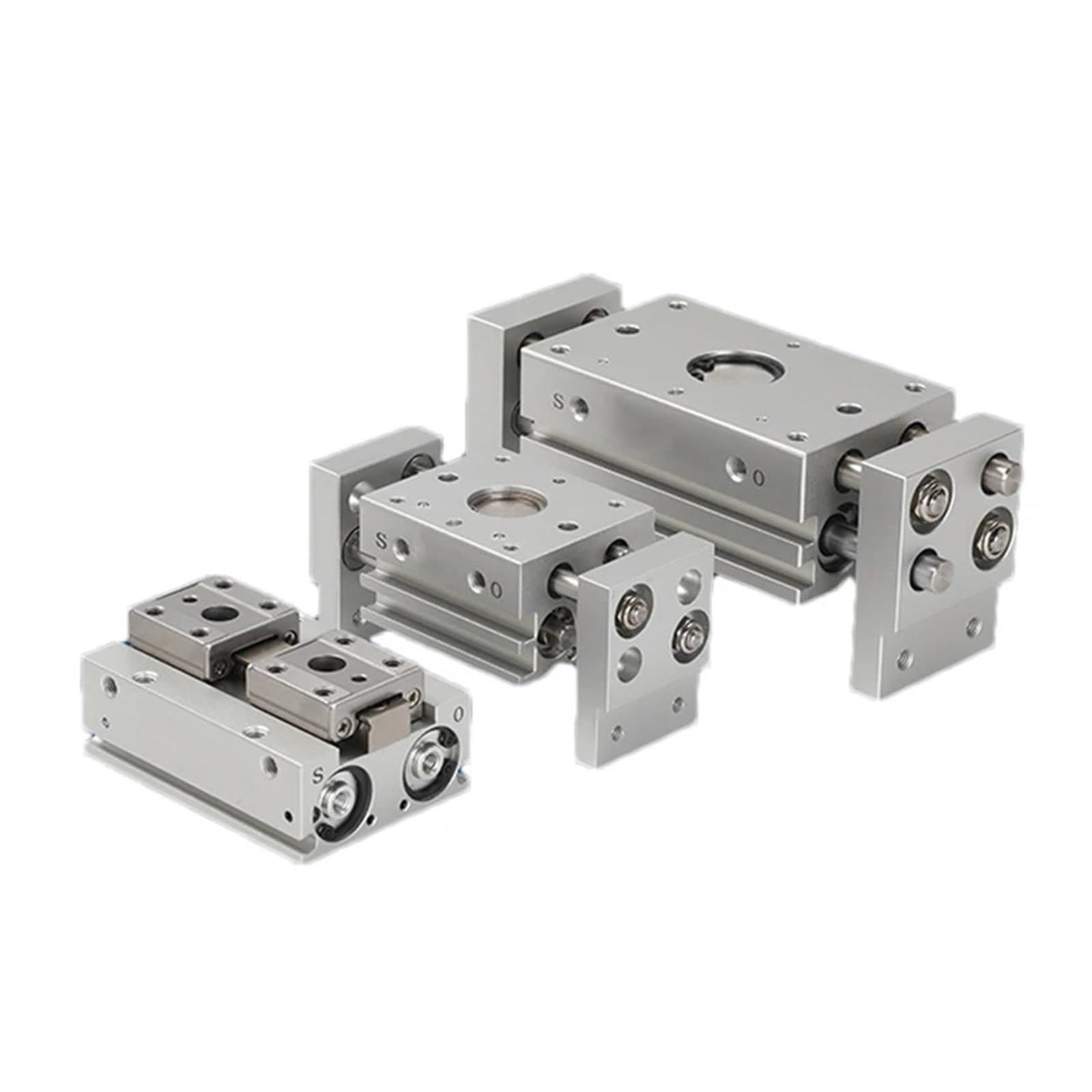 RCGKNNMUZ MHL2-20D MHL2-20D1 MHL2-20D2 Double Acting Pneumatic Gripper Wide Type Air Parallel Cylinder Aluminium Clamps(MHL2-40D1)