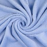 Tissu polaire double face Coral Cuddle - LT Blue
