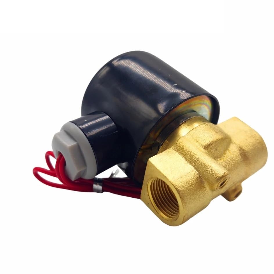 Zawór elektromagnetyczny normalnie zamknięty mosiądz DN6/8/10/15/20/25 1/4"3/8"1/2"3/4"1" 12V 24v pneumatyczny do wody oleju gazu Szybki i czuły(DN15,110V)