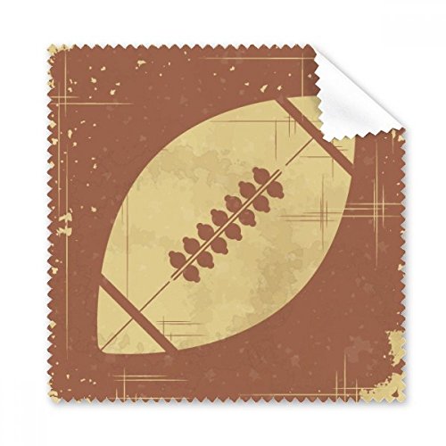 Tissu lunettes football marron pour nettoyer votre écran au quotidien