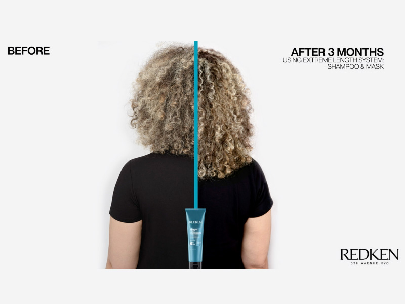 Redken Extreme Length Biotin Conditioner For Longer Hair – Promotes Healthy Hair Growth, Strengthens & Detangles Damaged Hair, Infused With Biotin & Castor Oil​