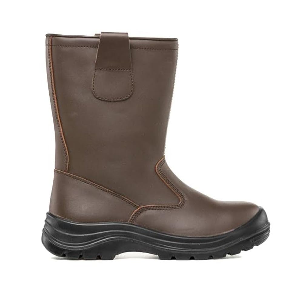 Coverguard Bota de seguridad de piel sin relleno, piroxita S3 SRC