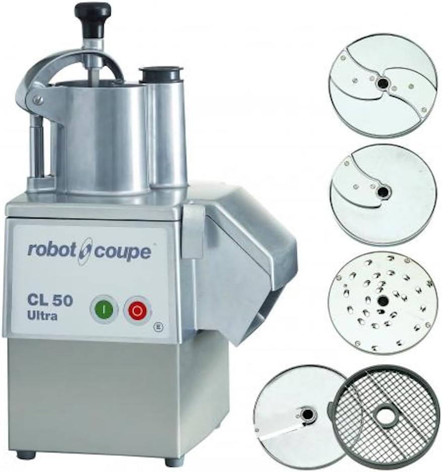 Robot Coupe CL50 Ultra Pizza Food Processor, Includes Food Processor and Disc Kit