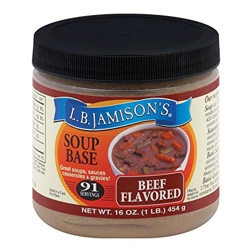 L.b.jamison's Soup Base (Beef), 1 Pound (Pack Of 4) #TOP8