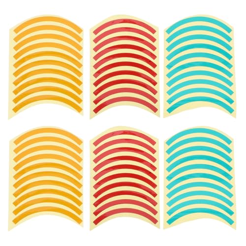 CHILDWEET 60 Pack Pressure Gauge Reflective Sticker Set Uv Protected High Visibility Industrial Measurement Decal Warning Film for Gauge Label