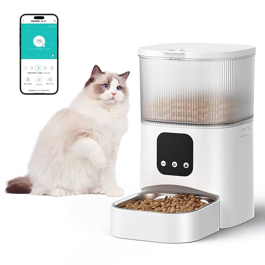 ペット用　自動給餌器　遠隔操作付き 楽天市場】＼マラソン・400円クーポン／ 自動給餌器 猫 犬
