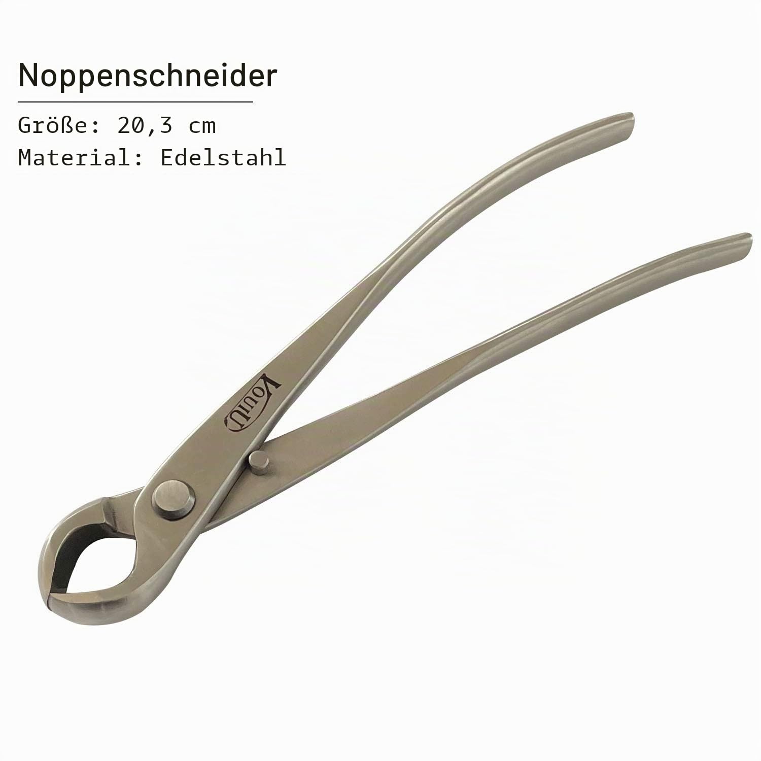 vouiu 6-teiliges Bonsai-Werkzeug-Set, Knaufschneider, Kofferraumspalter, konkaver Schneider, Drahtschnitt, Jin-Zange, Bonsai-Schere