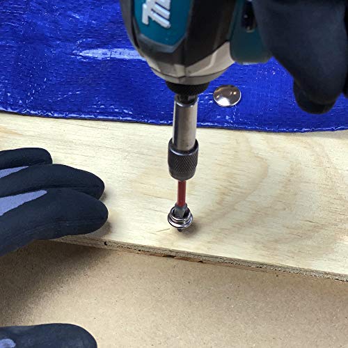 General Tools 1267 Screw Snap Fastener Kit With 6 Fasteners,Silver #TOP2