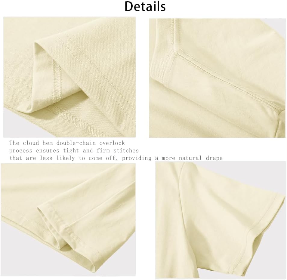 Women's Vintage Floral T Shirt Wildflower Graphic Loose Tees Short Sleeve Casual Tops - Image 5