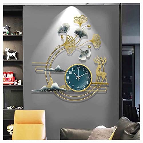 Horloges de salon Ginkgo vertes pour ambiance de restaurant