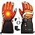 Heated Gloves Gifts for Men Women, Rechargeable Electric Heated Gloves, Touchscreen Waterproof Heating Gloves for Motorcycle Driving Hiking Skiing Snowboarding Outdoor Winter Sport