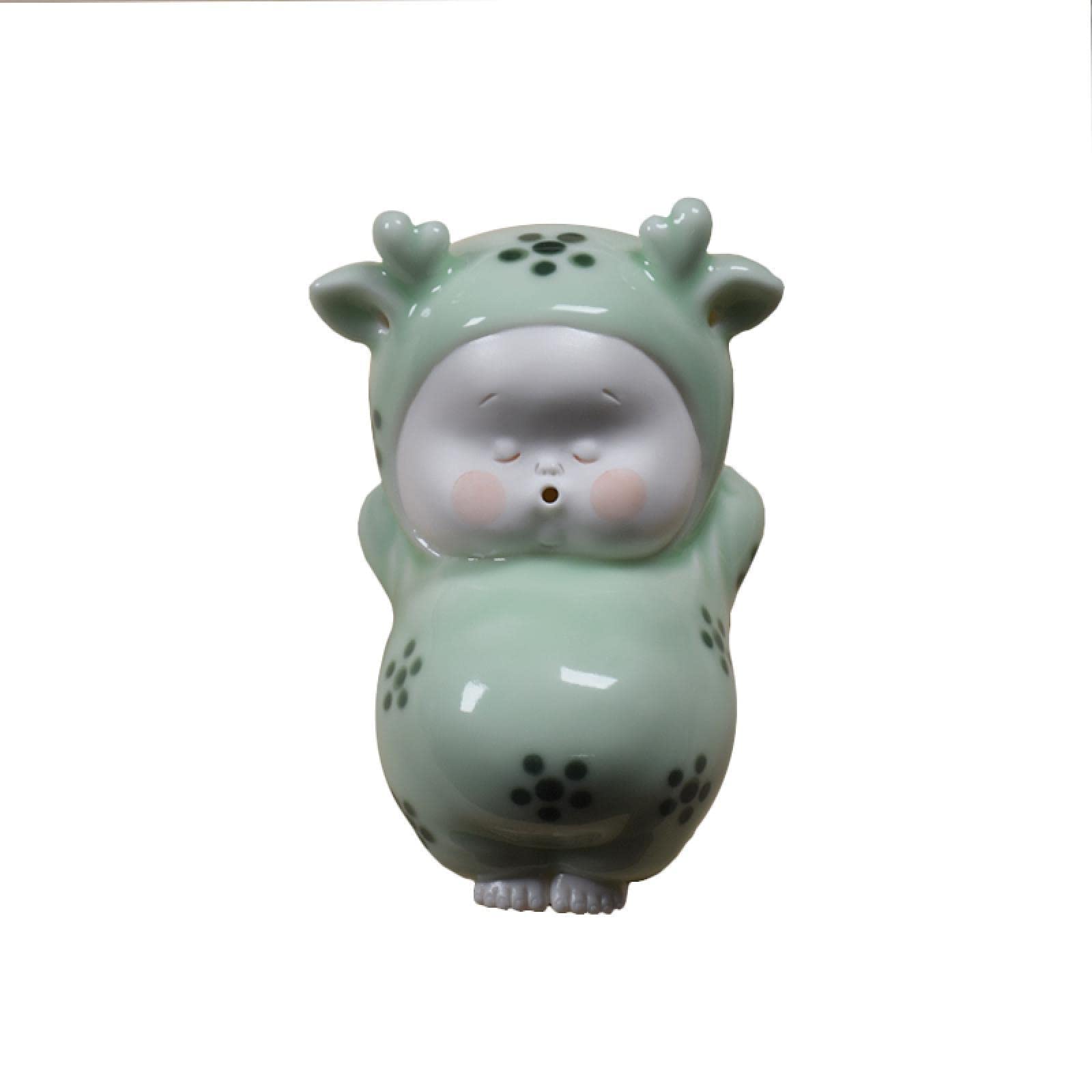 Statue de cerf porte-stylo créatif mignon pour ranger un bureau encombré