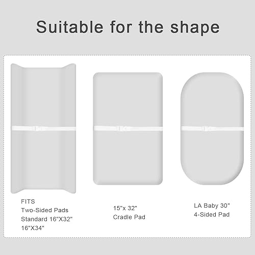 Miniatura 8 de BlueSnail Paquete de dos fundas de lactancia, fundas de cojín de escritorio para niños (gris + azul marino)