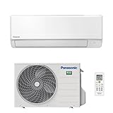 Panasonic CU-BZ25CKE CS-BZ25CKE Línea Bz, Mono-split 9000 BTU, súper compacto, ahorro energético, preparado para WiFi, clase energética A++/A+