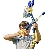 FAUX BOW 4.0 Kyanite - Impact Foam Tip Kids Bow and Arrow - Kids Archery Set - Shoots Targets Over 120 Feet - Best Outdoor Toy for Boys and Girls - Backyard Target Practice