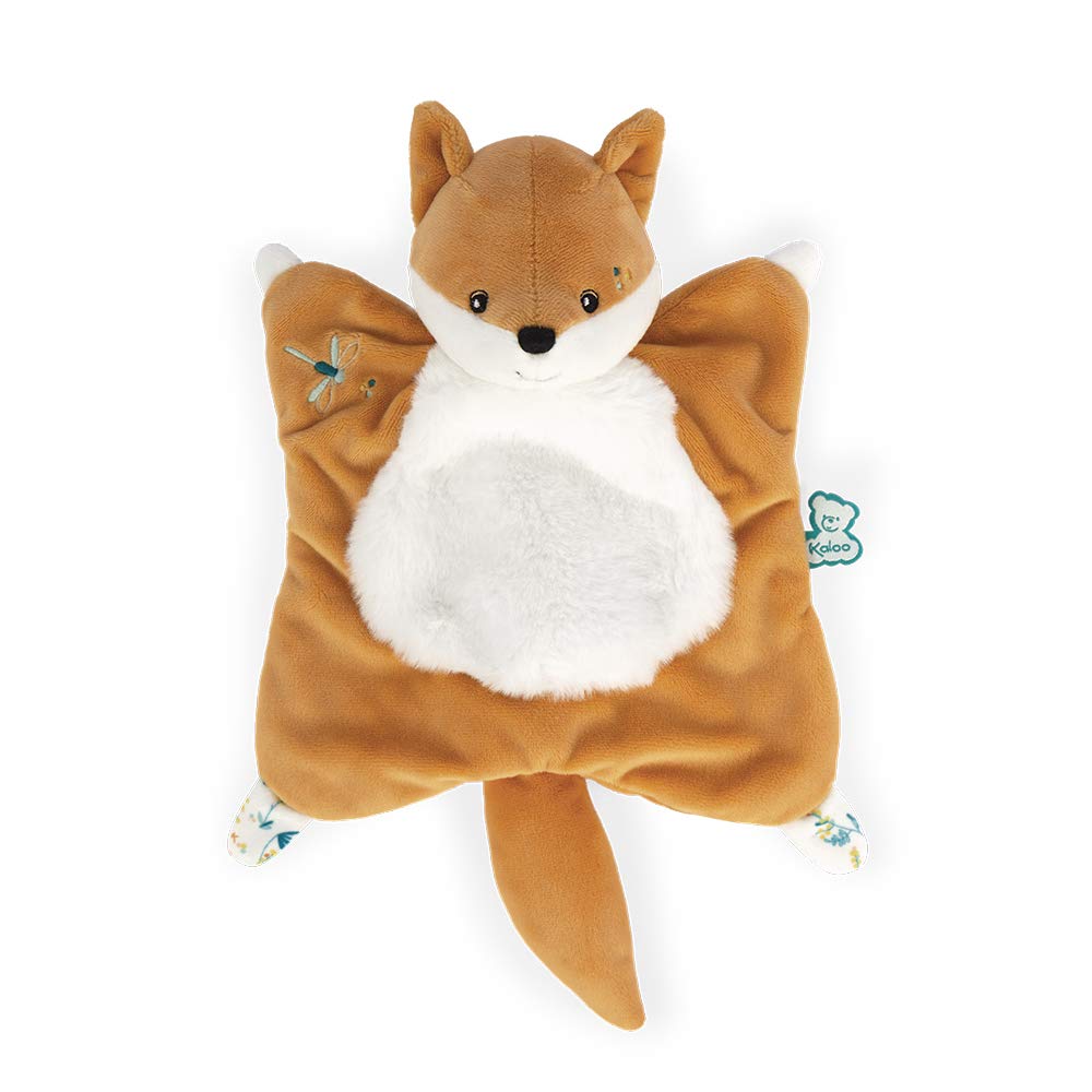 KALOO - Fripons - Doudou Carré Renard Léonard - Doudou Moelleux et Extra Doux - 20 cm - dès la Naissance, K960271 & Les Amis - Peluche Paprika Renard, K963488, 25 cm