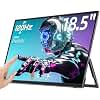 モバイルモニター タッチパネル 18.5インチ 120HZ Newsoul ゲーミングモニター 10点マルチタッチ 自立型スタンド サブモニター