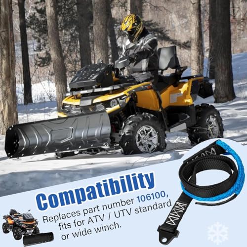 Correa de quitanieves de 64 pulgadas para cabrestante ATV UTV 5