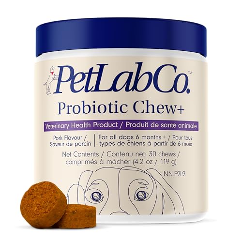 PetLab Co. Probiotics for Dogs – Support Gut Health, Itchy Skin, Seasonal Allergies, and Yeast with Each Tasty Chew – Dog Probiotics – Safe for Small, Medium and Large Dogs – Packaging May Vary
