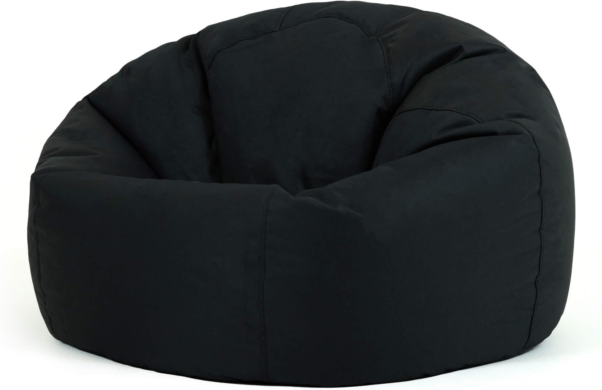 Bean Bag Bazaar Kingston Gaming Beanbag, Black, Garden Chair with Water Resistant Fabric, Large Bean Bag for Indoor Outdoor Use with Filling Included, Floor Chair, Garden Furniture, Outdoor Seating