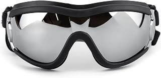 PETLESO Óculos de sol para cães - protecção UV Óculos de sol à prova de água para cães de tamanho médio, preto