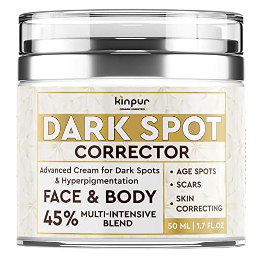 Dark Spot Corrector for Hyperpigmentation, Sun and Age Spots - Repairs and Evens Skin Tone - Dark Spot Remover for Face, Armpits, Knees, Elbows, Bikini Area, Natural 45% Active Blend for Men and Women