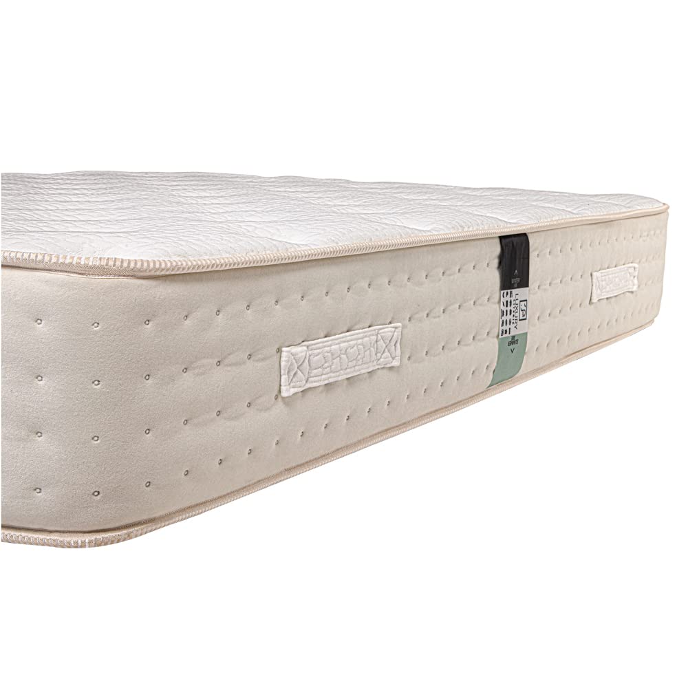 Colchón Nature Látex, látex natural, 10 zonas de confort, independencia de la cama, reversible, ortopédico, 26 cm (90 x 190 cm)