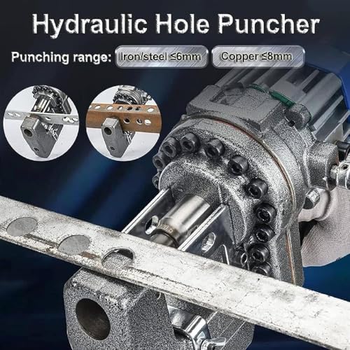 Perforatrice hydraulique pour plaques de fer et acier avec commande au pied intégrée - 3