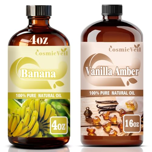 Aceite Esencial Banana 4 Fl Oz y Vainilla Ámbar 16 Fl Oz miniatura 1