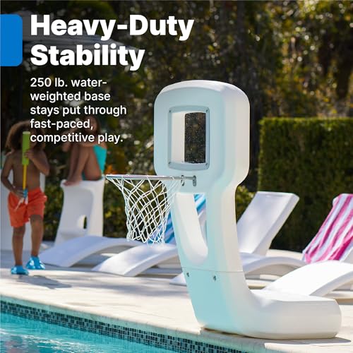 Step2 Vero Pool Basketball Hoop, Outdoor/Indoor Waterproof Patio Furniture, Made of Durable Plastic, 4.5 Feet, White - image 4