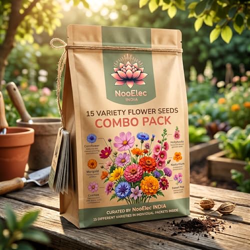 Image of Low Maintenance Hybrid Flower Seeds Combo Pack- All Year Flower Seeds Supply (15 VARIETY ALL YEAR PLANTING)