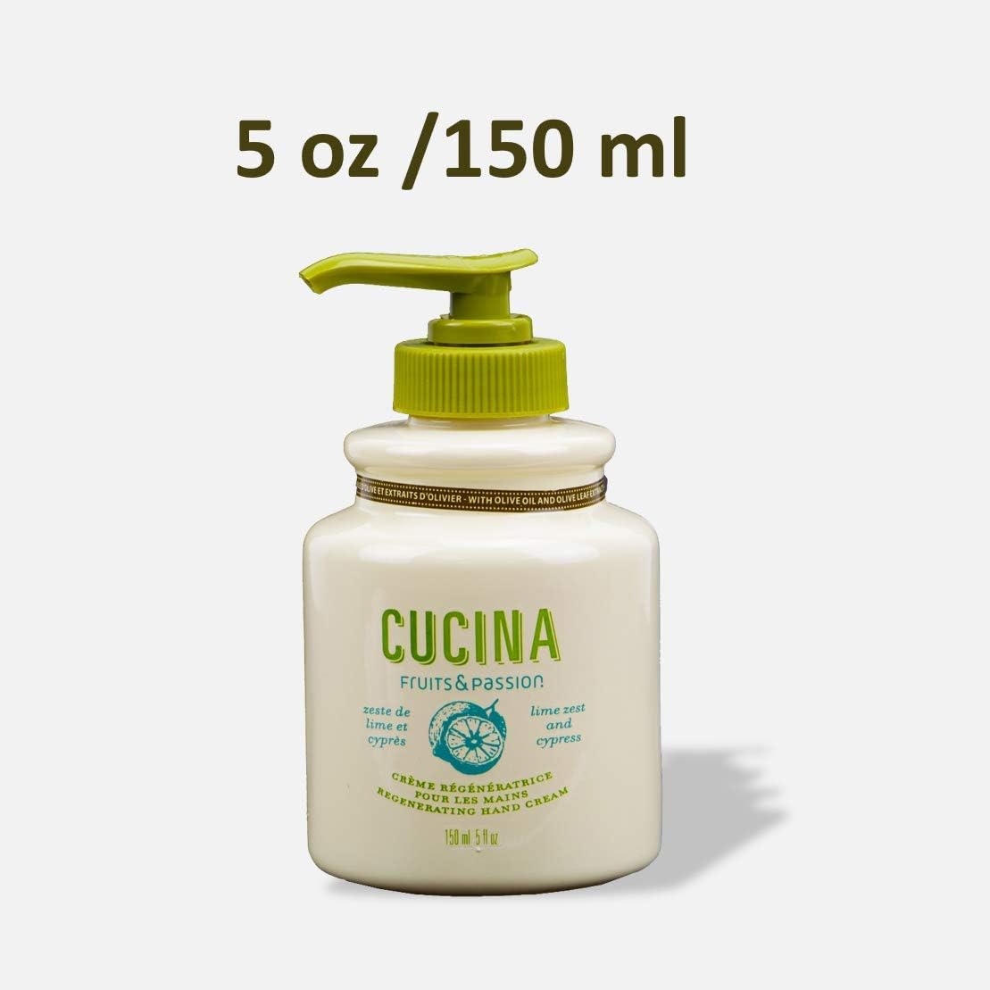 Fruits and Passion's Cucina 5.0 fl oz Regenerating Hand Cream Lime Zest and Cypress