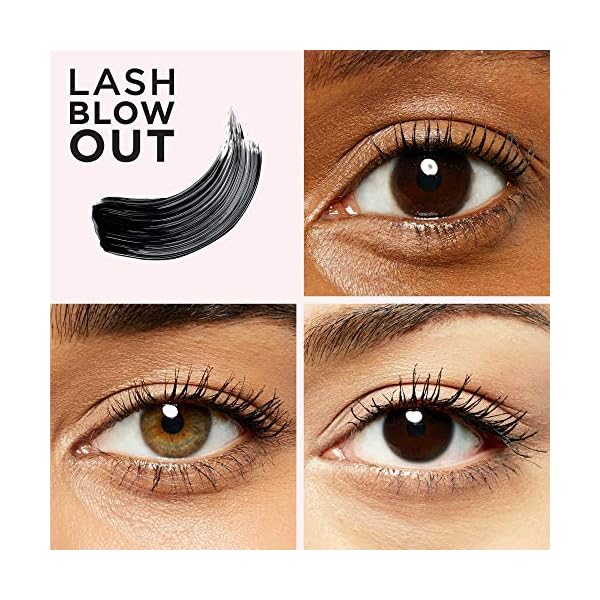 IT Cosmetics Lash Blowout Mascara, Black - Lifts, Volumizes & Separates Lashes - Unique Wand Developed with Drybar - Contains Biotin - 0.24 fl oz