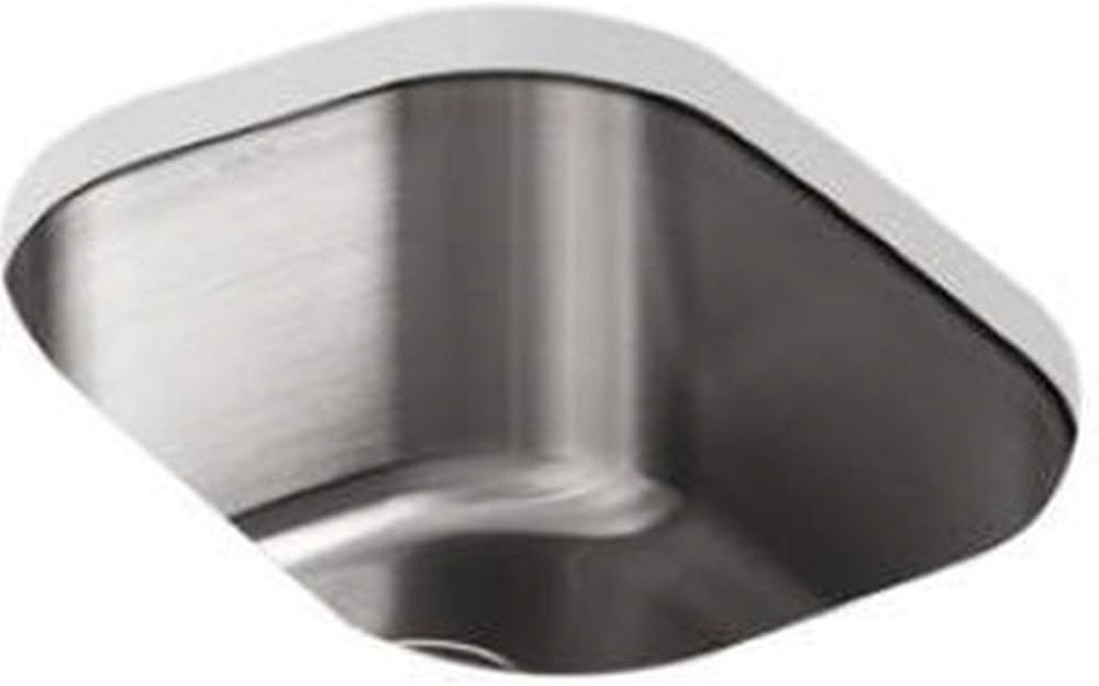 KOHLER K-3164-NA Undertone Rounded Single-Basin Undercounter Kitchen Sink