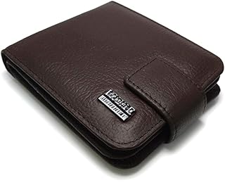 Genuine Leather Wallet for Men - Multi Pockets Perfect for Organization and Style | High Durability and Modern Design for Daily Life and Travel (Brown)