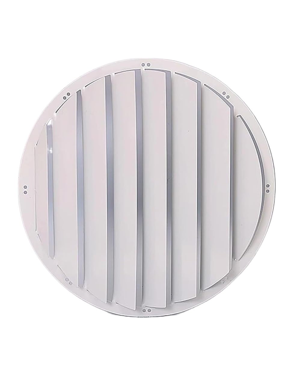 Lyvqzpwlr Round Ac Wind Guide, Outdoor Stainless Steel Ac Deflector Grille 43X43-60X60cm(,46X46cm/18.1X18.1in)