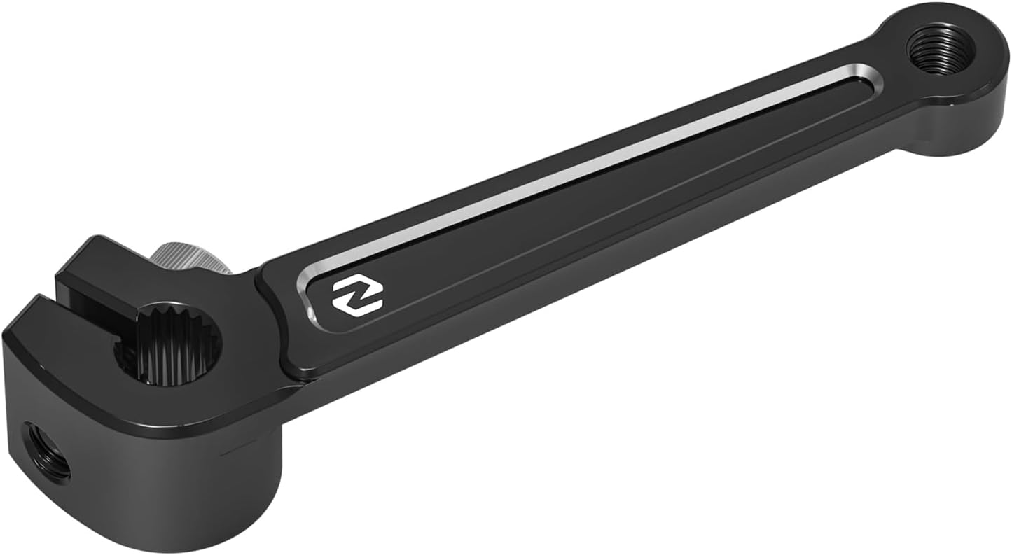 NICECNC Black Rear Transmission Shift Lever Rear Inner Shift Shaft Rear Gearshift Lever Compatible with Harley-Davidson Deluxe FLDE 107 2018-2020, Replacement for 33900175, See Fitment